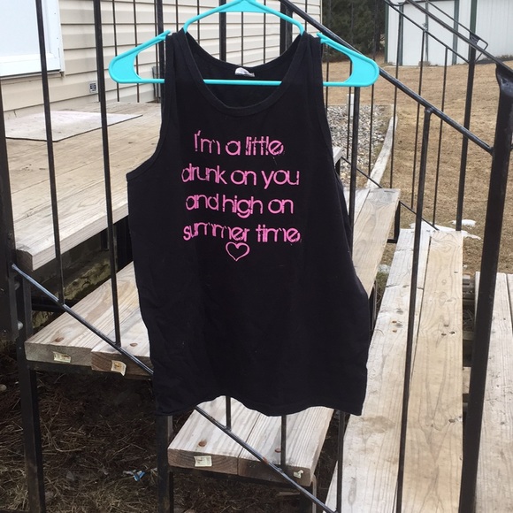 Black tank top - Picture 2 of 4